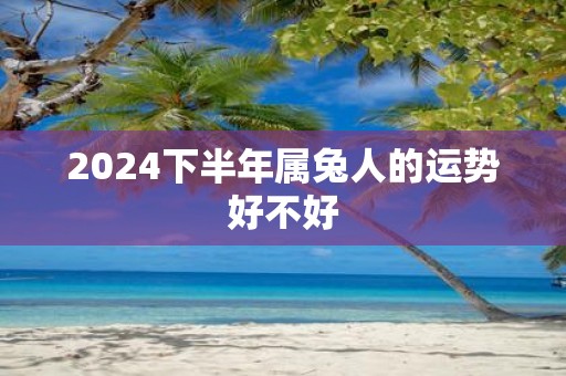 2025下半年属兔人的运势好不好