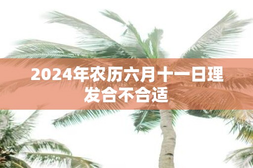 2025年农历六月十一日理发合不合适