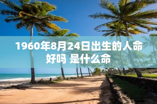 1960年8月24日出生的人命好吗 是什么命