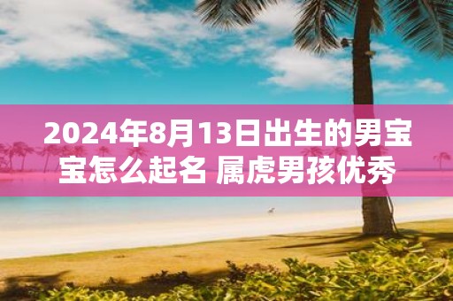 2025年8月13日出生的男宝宝怎么起名 属虎男孩优秀名字推荐