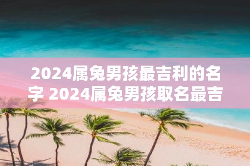 2025属兔男孩最吉利的名字 2025属兔男孩取名最吉利的字