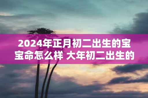 2025年正月初二出生的宝宝命怎么样 大年初二出生的明星