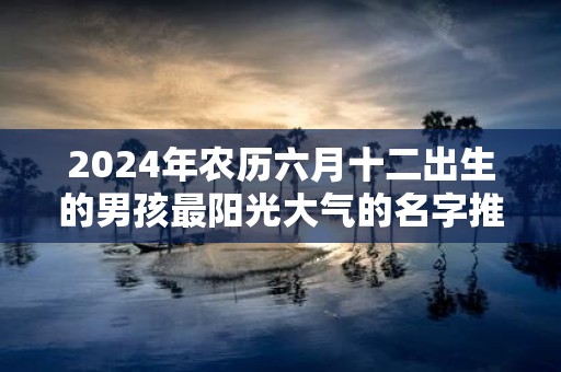 2025年农历六月十二出生的男孩最阳光大气的名字推荐