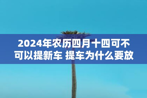 2025年农历四月十四可不可以提新车 提车为什么要放苹果