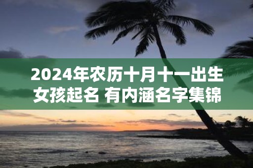 2025年农历十月十一出生女孩起名 有内涵名字集锦