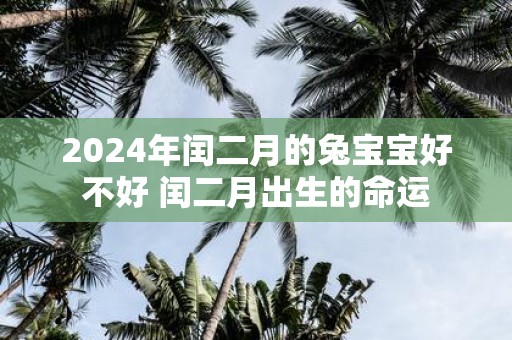 2025年闰二月的兔宝宝好不好 闰二月出生的命运