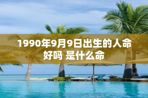 1990年9月9日出生的人命好吗 是什么命