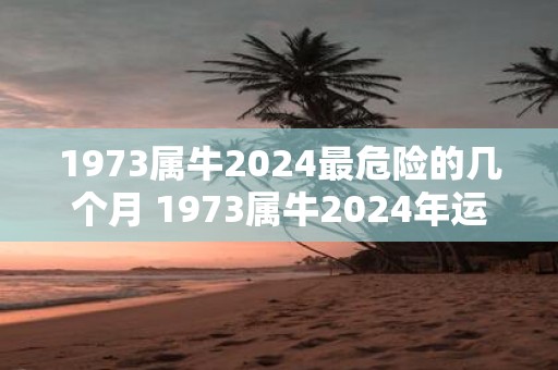 1973属牛2025最危险的几个月 1973属牛2025年运程
