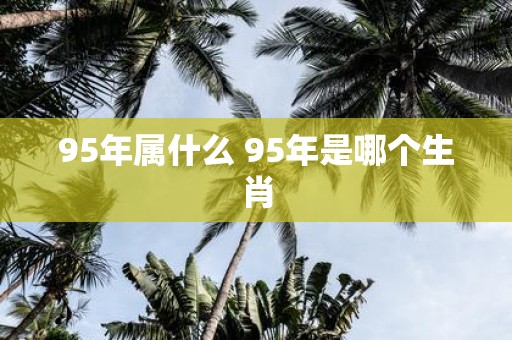 95年属什么 95年是哪个生肖