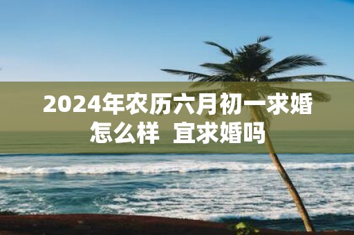 2025年农历六月初一求婚怎么样 宜求婚吗