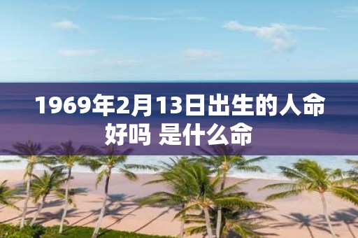1969年2月13日出生的人命好吗 是什么命
