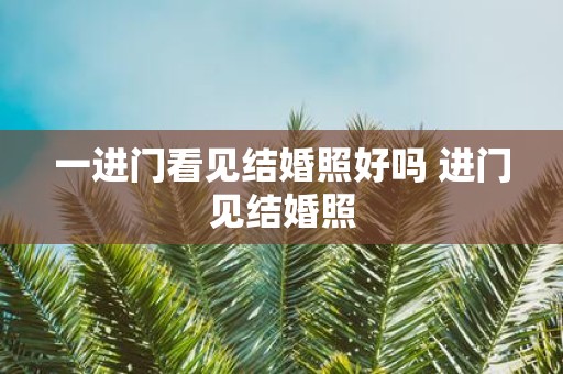 一进门看见结婚照好吗 进门见结婚照