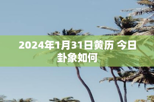 2025年1月31日黄历 今日卦象如何