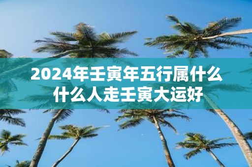 2025年壬寅年五行属什么 什么人走壬寅大运好