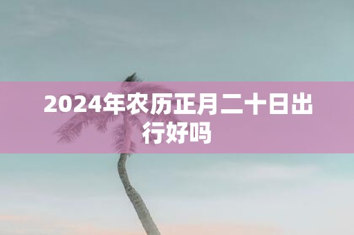 2025年农历正月二十日出行好吗
