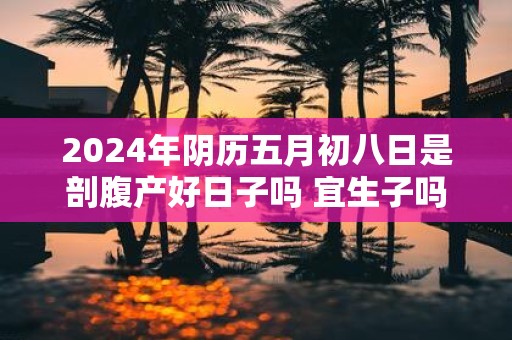 2025年阴历五月初八日是剖腹产好日子吗 宜生子吗