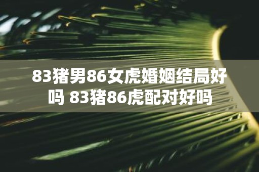 83猪男86女虎婚姻结局好吗 83猪86虎配对好吗