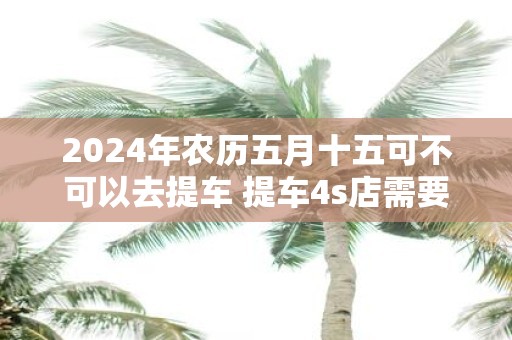 2025年农历五月十五可不可以去提车 提车4s店需要的材料