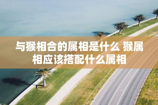 与猴相合的属相是什么 猴属相应该搭配什么属相