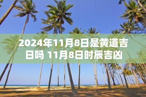 2025年11月8日是黄道吉日吗 11月8日时辰吉凶