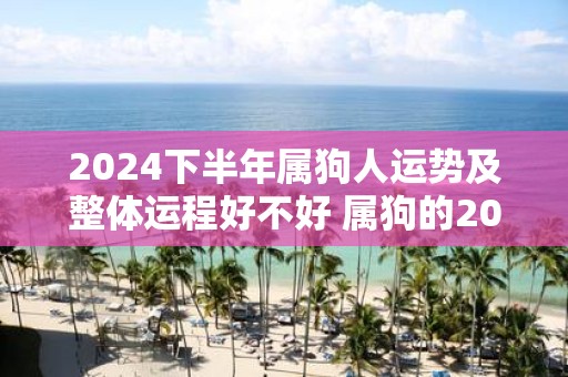 2025下半年属狗人运势及整体运程好不好 属狗的2025运势详解