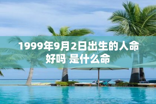 1999年9月2日出生的人命好吗 是什么命