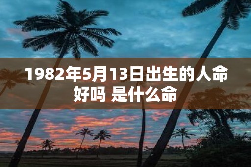 1982年5月13日出生的人命好吗 是什么命