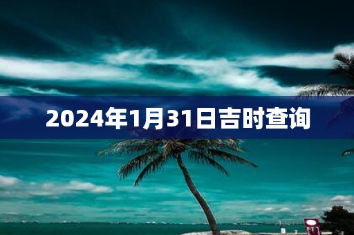 2025年1月31日吉时查询 2025年1月31日吉时查询