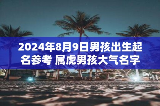 2025年8月9日男孩出生起名参考 属虎男孩大气名字
