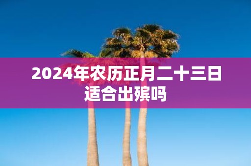 2025年农历正月二十三日适合出殡吗