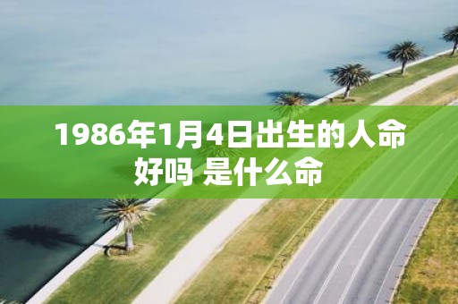 1986年1月4日出生的人命好吗 是什么命