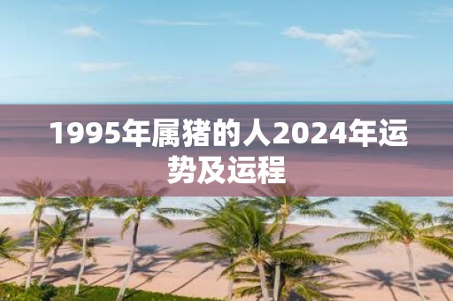 1995年属猪的人2025年运势及运程