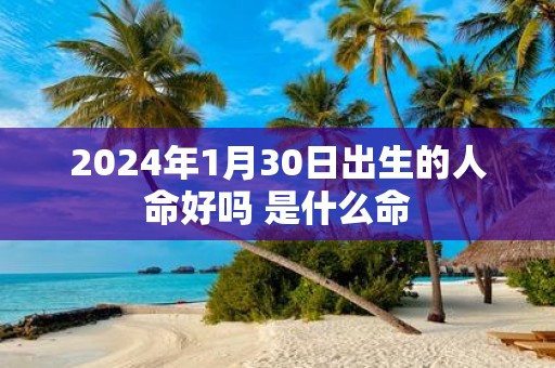 2025年1月30日出生的人命好吗 是什么命
