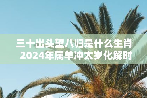 三十出头望八归是什么生肖 2025年属羊冲太岁化解时间