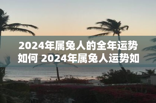 2025年属兔人的全年运势如何 2025年属兔人运势如何