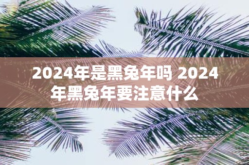 2025年是黑蛇年吗 2025年黑蛇年要注意什么