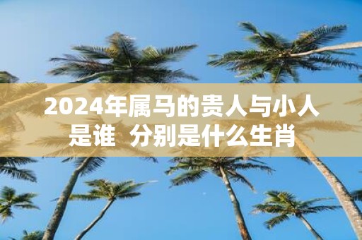 2025年属马的贵人与小人是谁 分别是什么生肖
