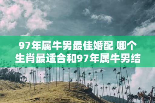 97年属牛男最佳婚配 哪个生肖最适合和97年属牛男结婚
