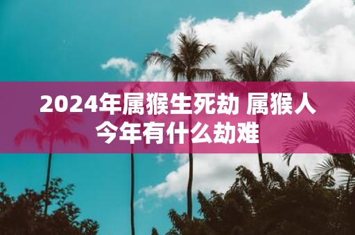 2025年属猴生死劫 属猴人今年有什么劫难