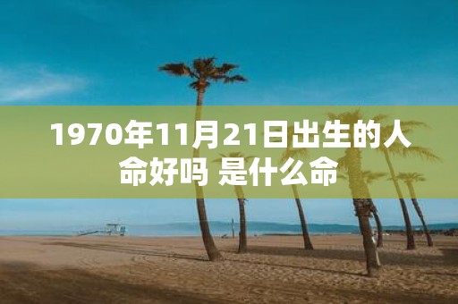 1970年11月21日出生的人命好吗 是什么命
