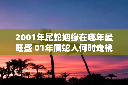 2001年属蛇姻缘在哪年最旺盛 01年属蛇人何时走桃花运