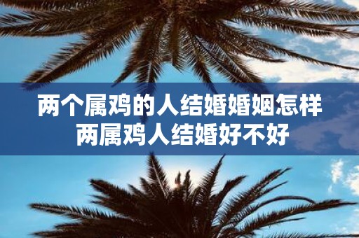 两个属鸡的人结婚婚姻怎样 两属鸡人结婚好不好
