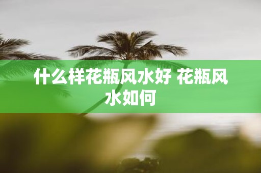 什么样花瓶风水好 花瓶风水如何