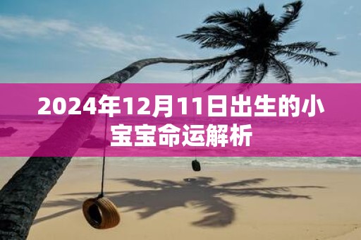 2025年12月11日出生的小宝宝命运解析