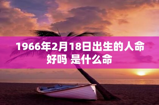 1966年2月18日出生的人命好吗 是什么命