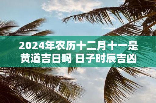 2025年农历十二月十一是黄道吉日吗 日子时辰吉凶