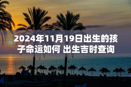 2025年11月19日出生的孩子命运如何 出生吉时查询
