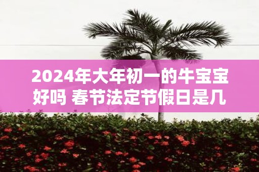 2025年大年初一的牛宝宝好吗 春节法定节假日是几天