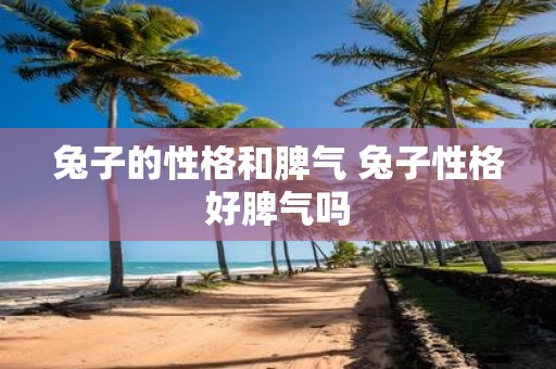 兔子的性格和脾气 兔子性格好脾气吗
