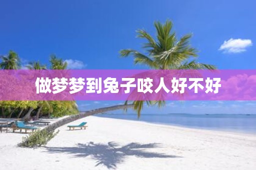 做梦梦到兔子咬人好不好
